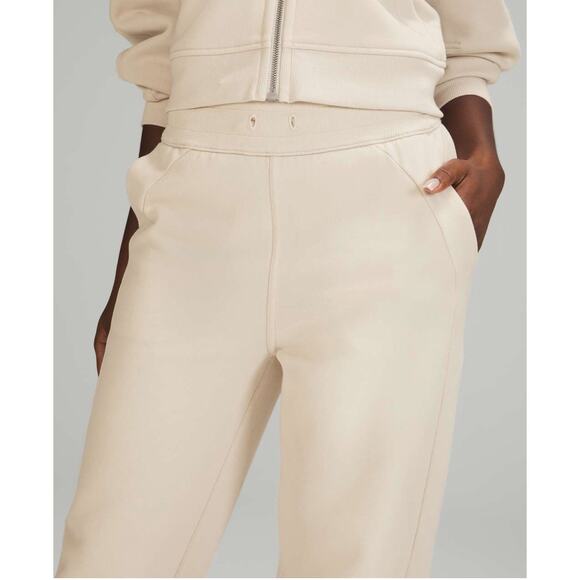 LULULEMON SCUBA JOGGER RELAXED HIGH -RISE WHITE OPAL WOMEN SIZE 6 - Picture 5 of 15